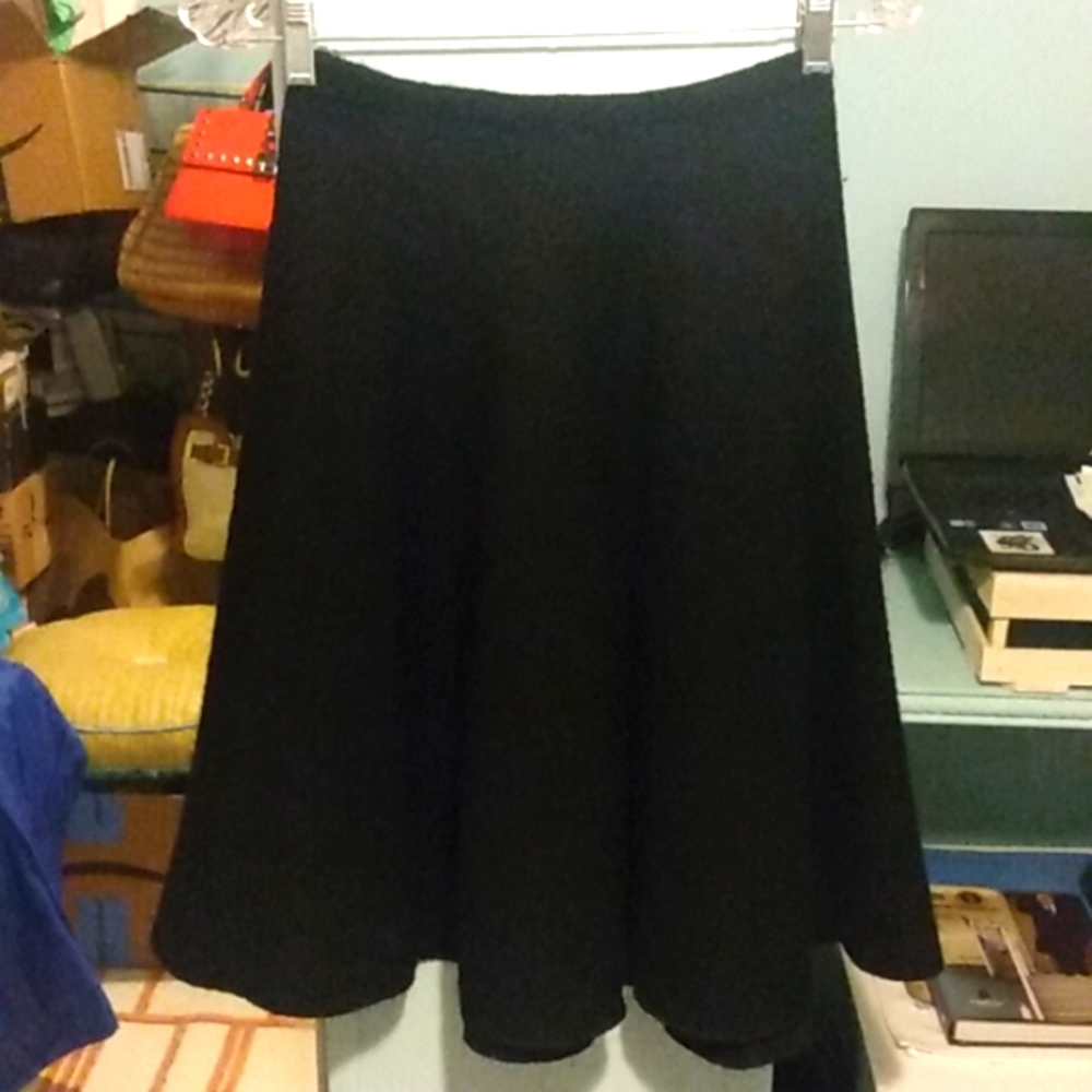 Dolce & Gabbana Wool Skirt Black Size 40/Size 4 Made in Italy
